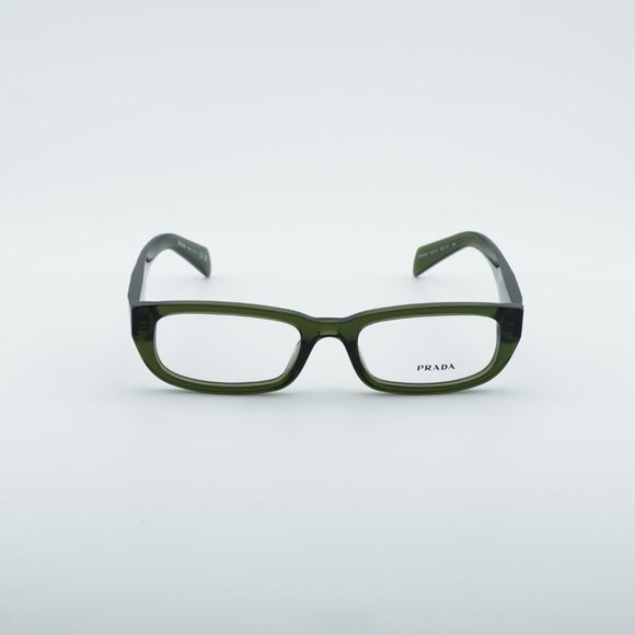 Prada PRB05V 19Z1O1 Eyeglasses Transparent Bottle 54mm Rectangle Frame - Picture 3 of 10